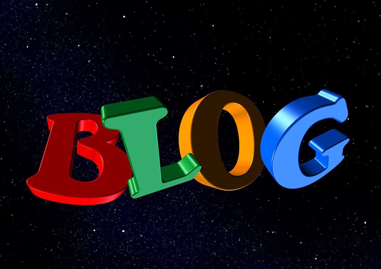 Logo do Blog Colorido em 3D