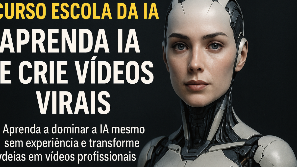 CURSO ESCOLA DA IA APRENDA IA E CRIE VÍDEOS VIRAIS Aprenda a dominar a IA mesmo sem experiência e transforme ideias em vídeos profissionais
