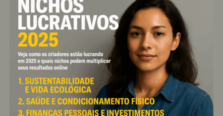 Os 10 Nichos Mais Lucrativos para Criadores de Conteúdo em 2025